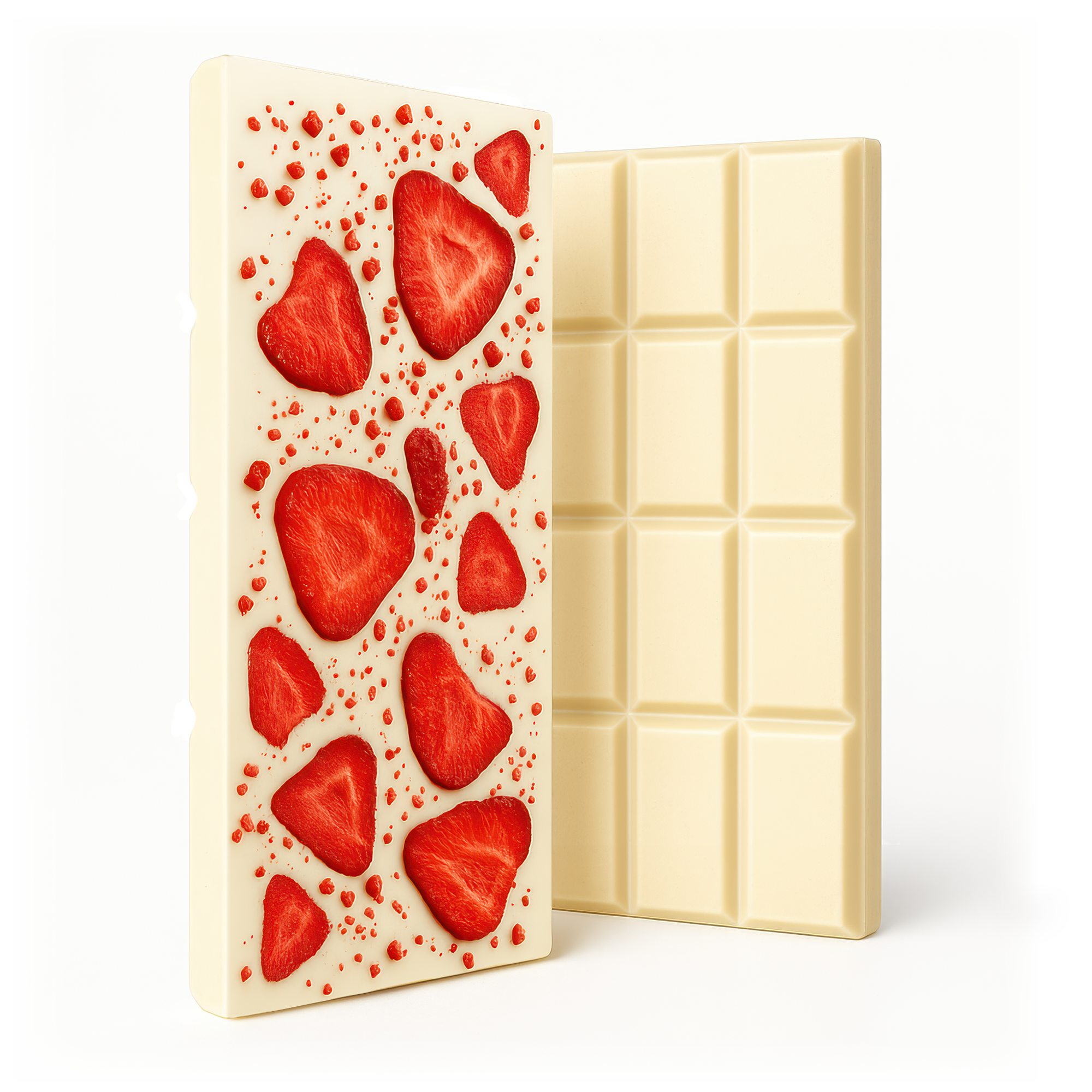 Delta 8 THC White Chocolate & Strawberries Bar – 600mg – Chill Plus