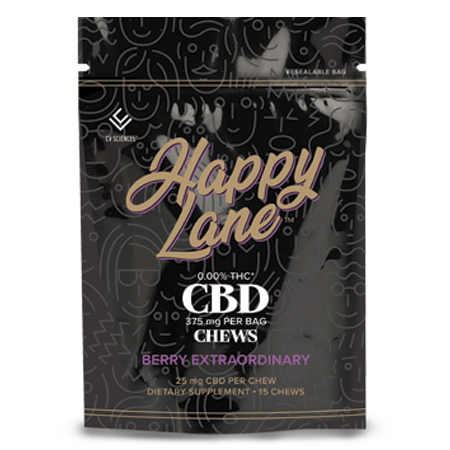 Happy Lane Chews Berry Extraordinary 25mg 15ct