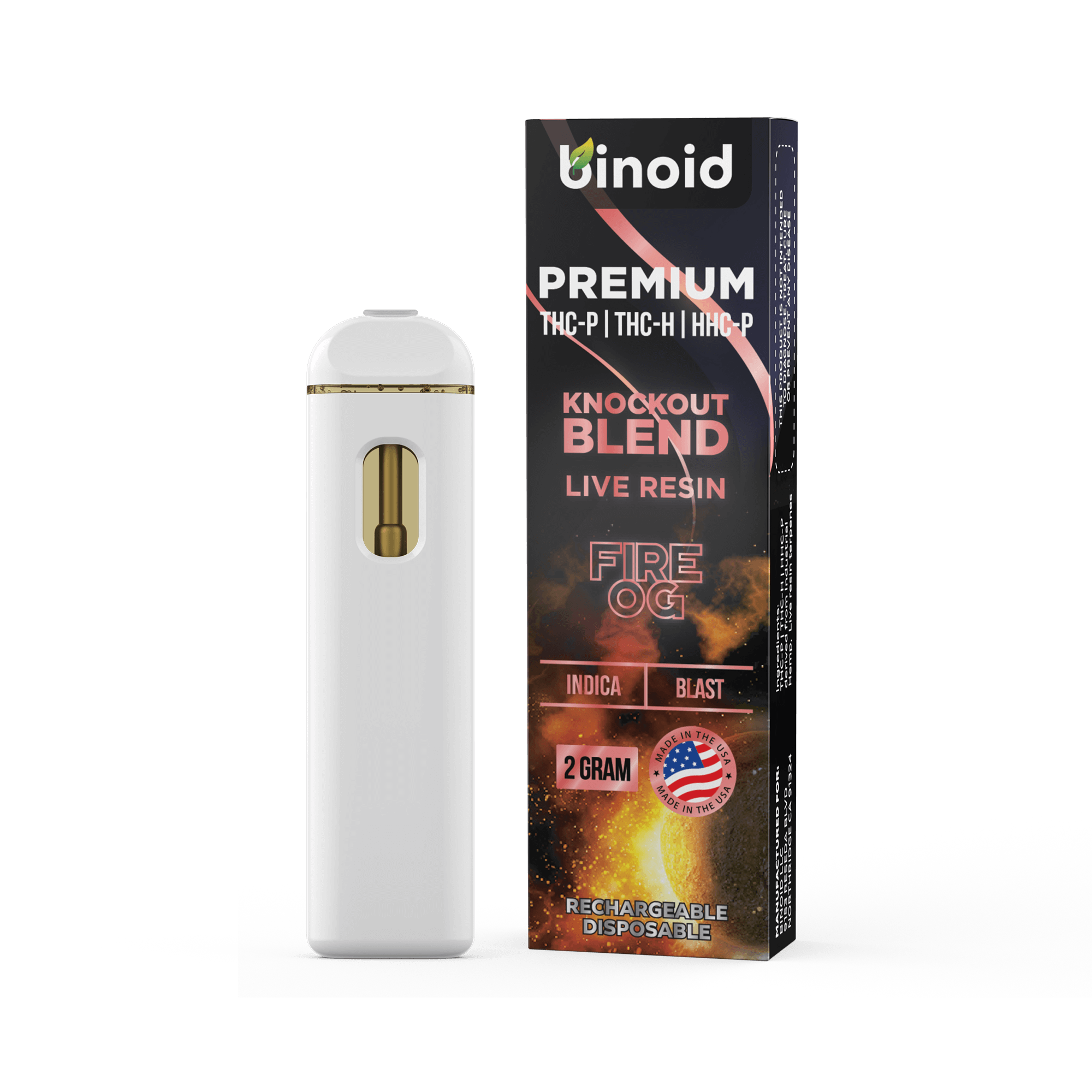 Knockout Blend Live Resin Disposable – 2 Gram