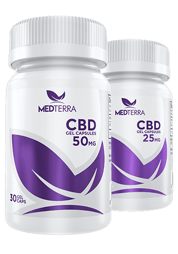 Medterra CBD Gel Capsules (25mg, 50mg)