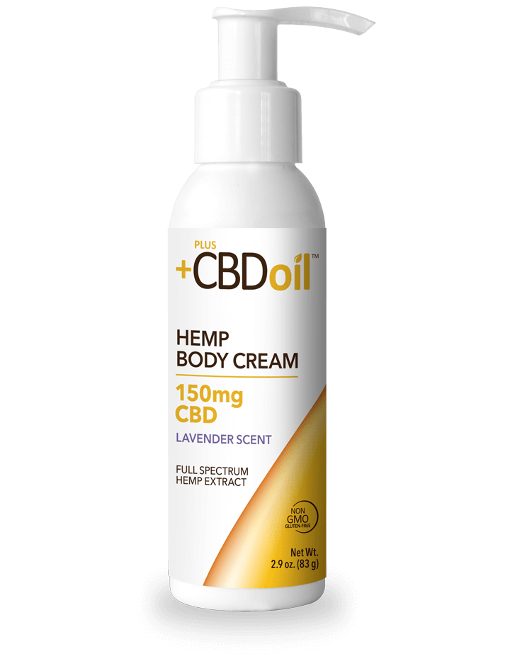 PlusCBD Extra Strength Body Cream 150mg Lavender