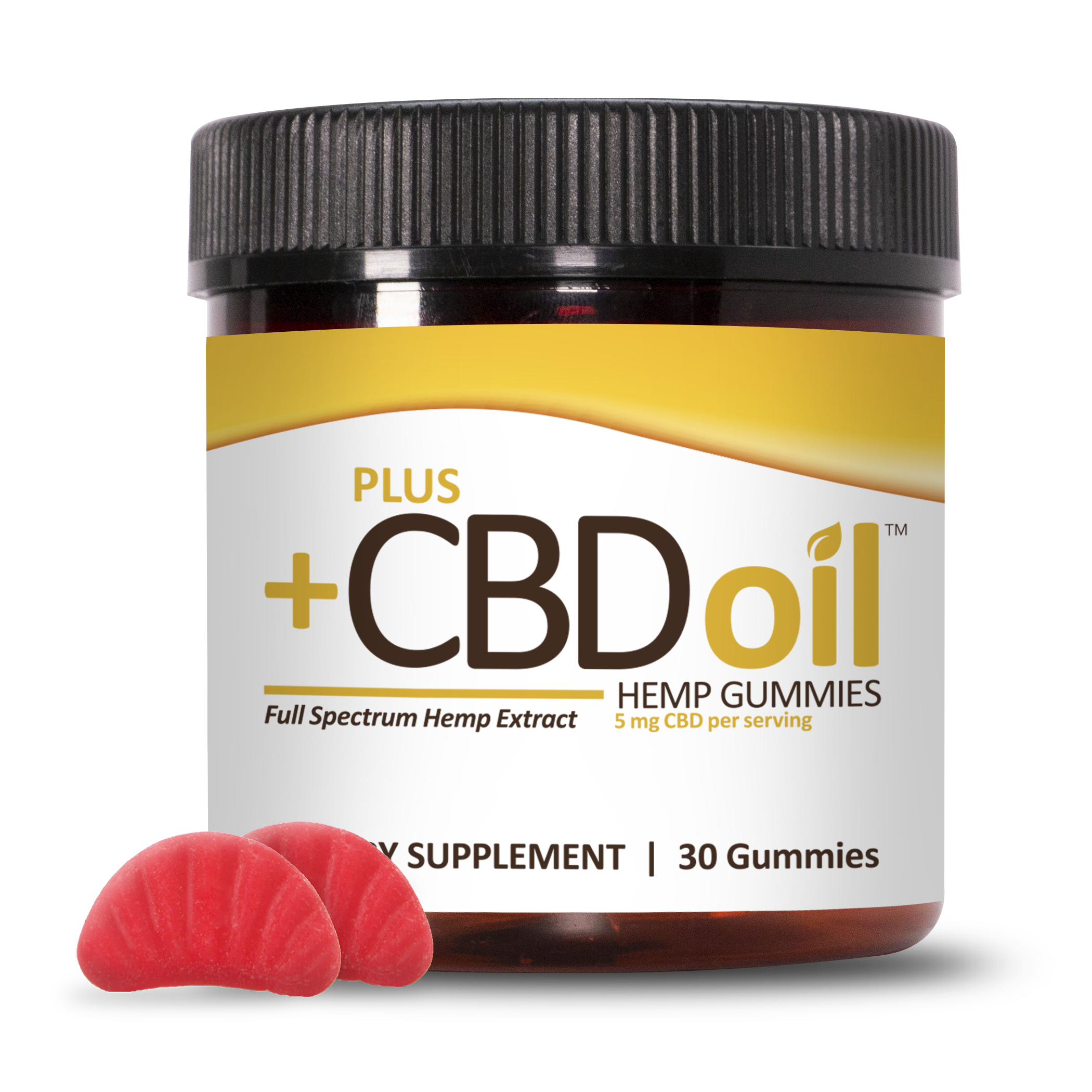 PlusCBD Extra Strength Gummies Cherry Mango 5mg 30ct