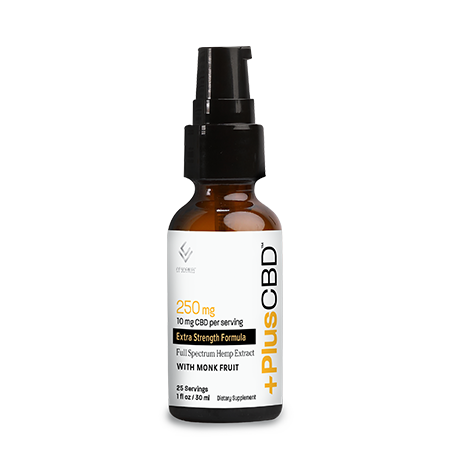 PlusCBD Extra Strength Liquid with Monk Fruit 250mg