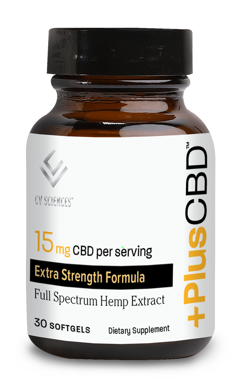 PlusCBD Extra Strength Softgels 15mg 30ct