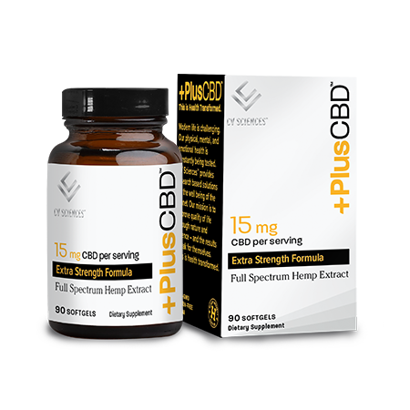 PlusCBD Extra Strength Softgels 15mg 90ct