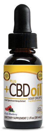 PlusCBD Gold Drops Goji Blueberry 250mg