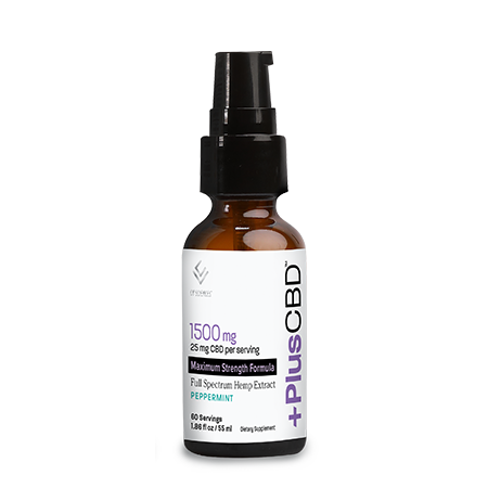 PlusCBD Maximum Strength Liquid with Monk Fruit 1500mg