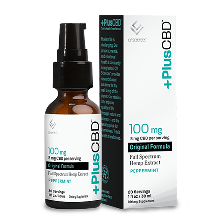 PlusCBD Original Liquid Peppermint 100mg