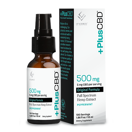 PlusCBD Original Liquid Peppermint 500mg