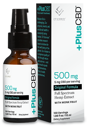 PlusCBD Original Liquid with Monk Fruit 500mg