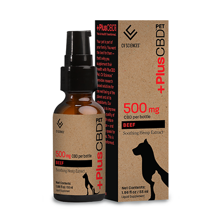PlusCBD Pet Soothing Hemp Extract Beef 500mg
