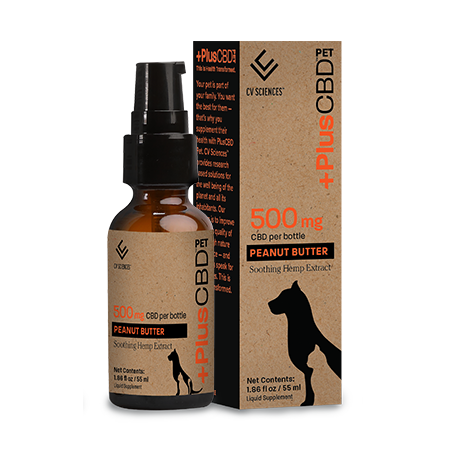 PlusCBD Pet Soothing Hemp Extract Peanut Butter 500mg