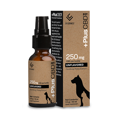 PlusCBD Pet Soothing Hemp Extract Unflavored 250mg