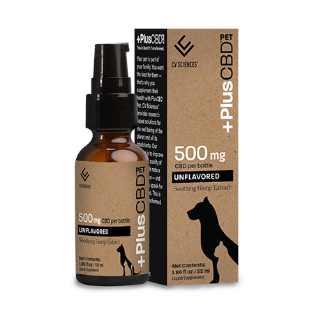 PlusCBD Pet Soothing Hemp Extract Unflavored 500mg