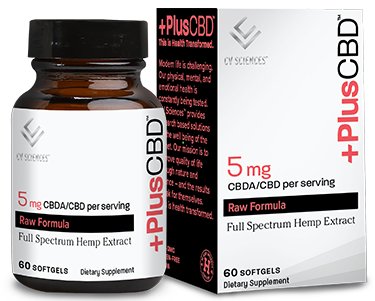 PlusCBD Raw Softgels 5mg 60ct