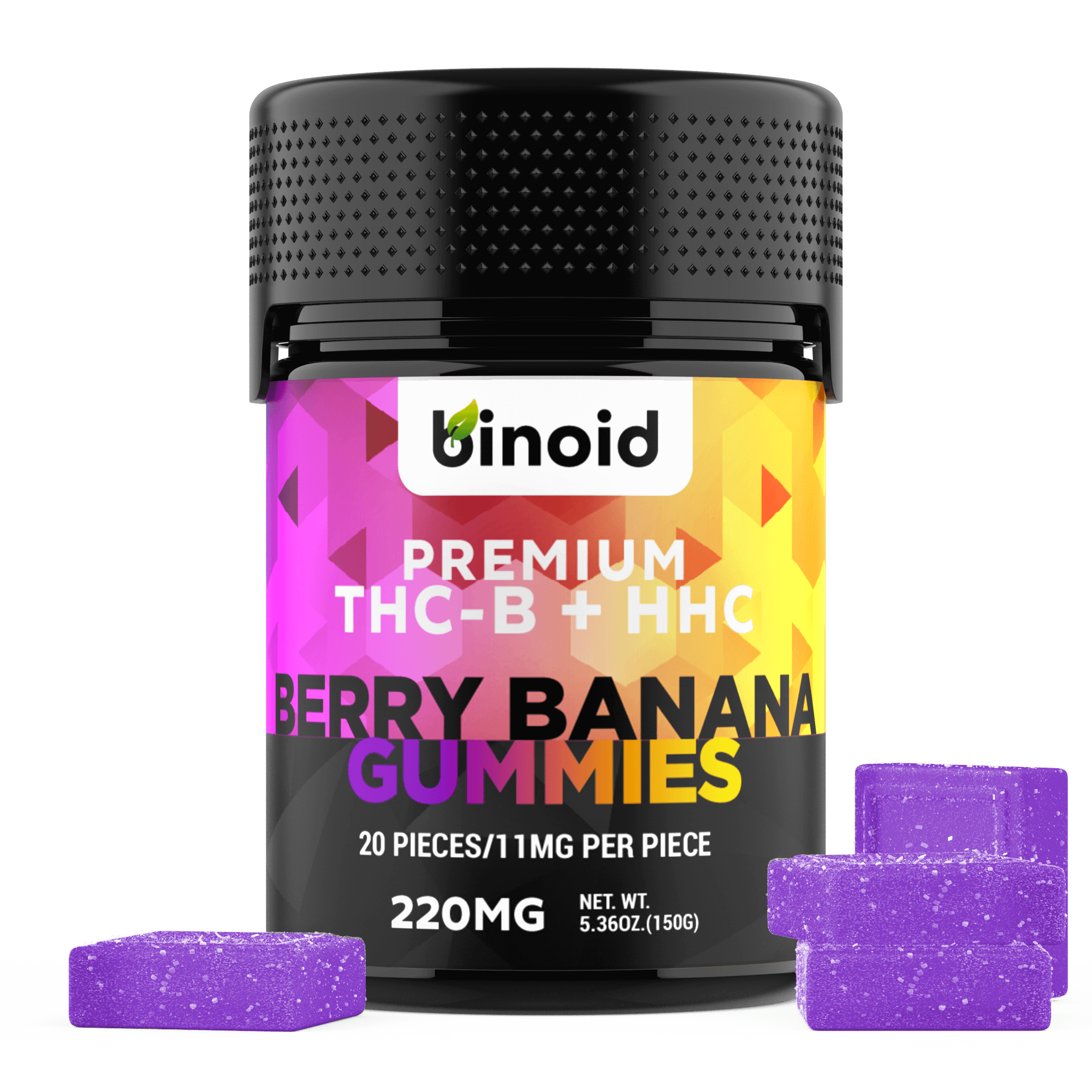 THC-B + HHC Gummies – Berry Banana (RELEASE SALE)