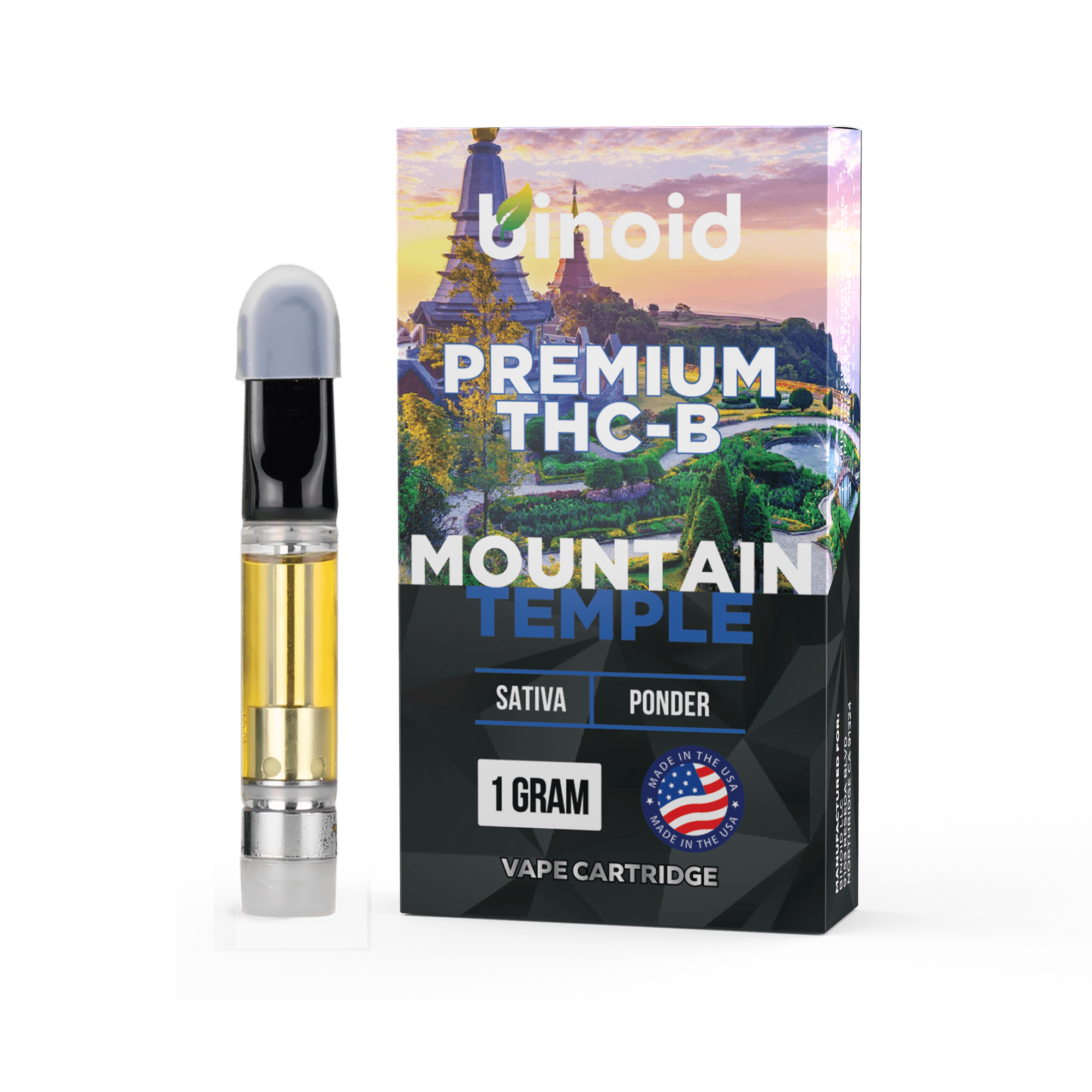 THC-B Vape Cartridge – Mountain Temple