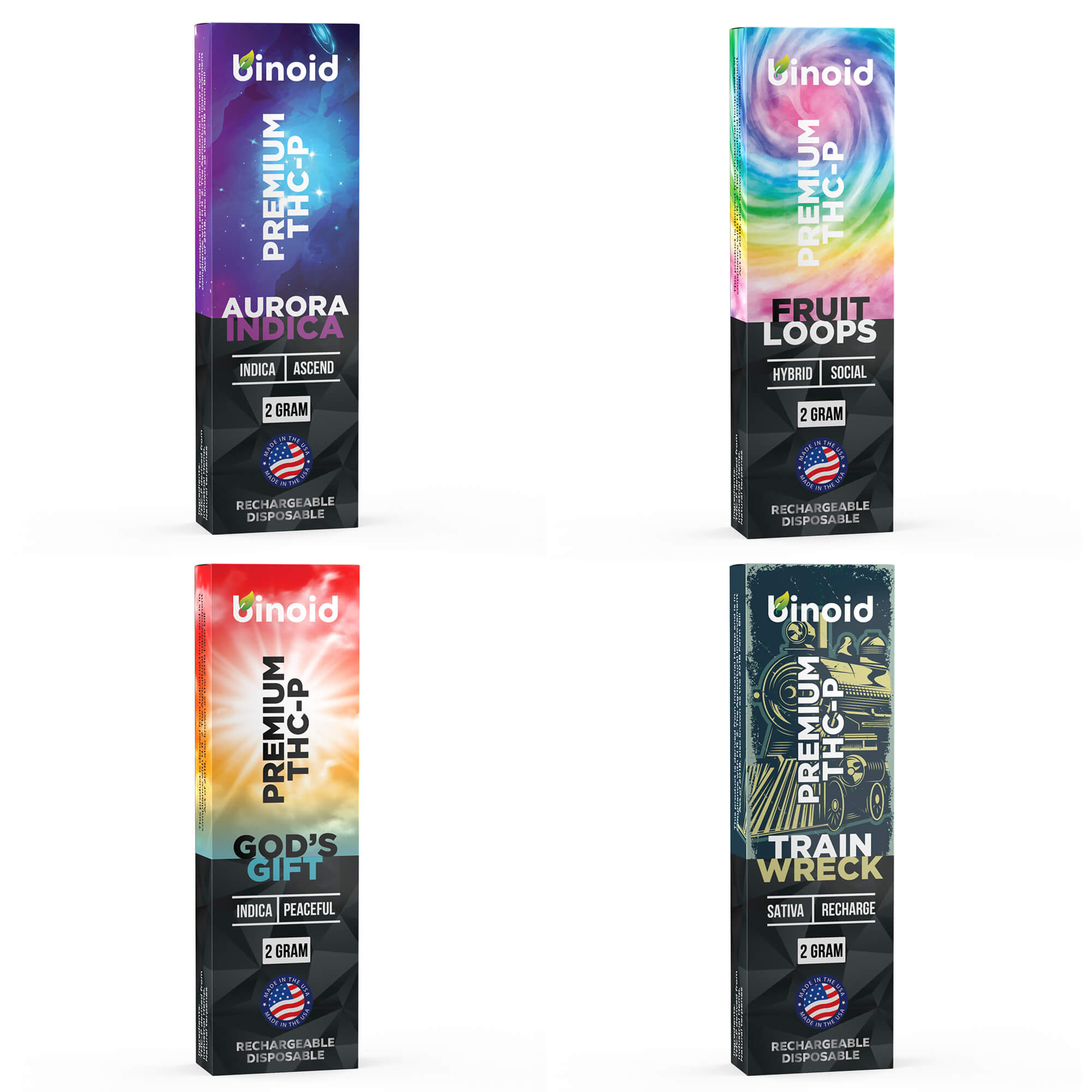 THC-P Disposable Vape 2 Gram – Bundle