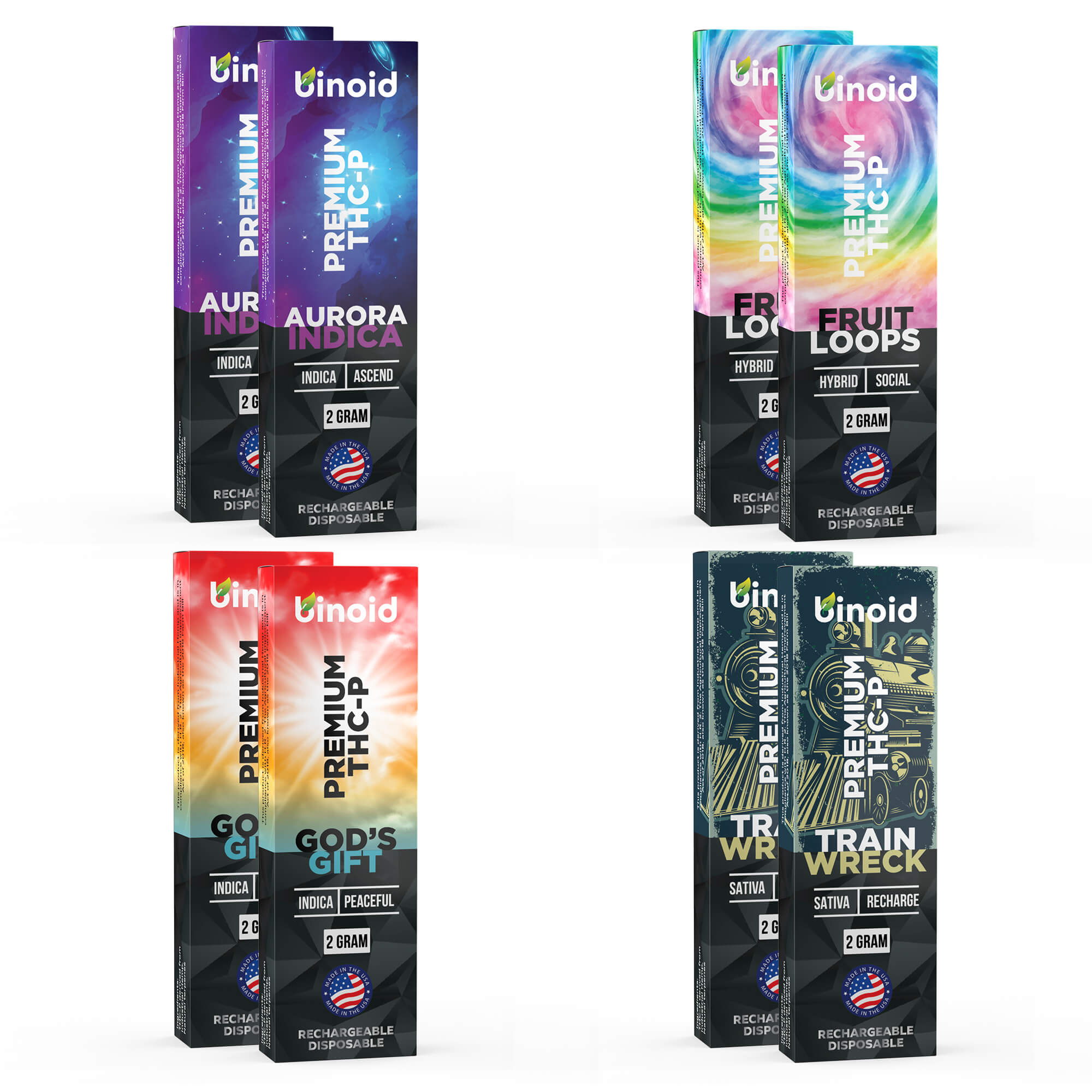 THC-P Disposable Vape 2 Gram – Bundle