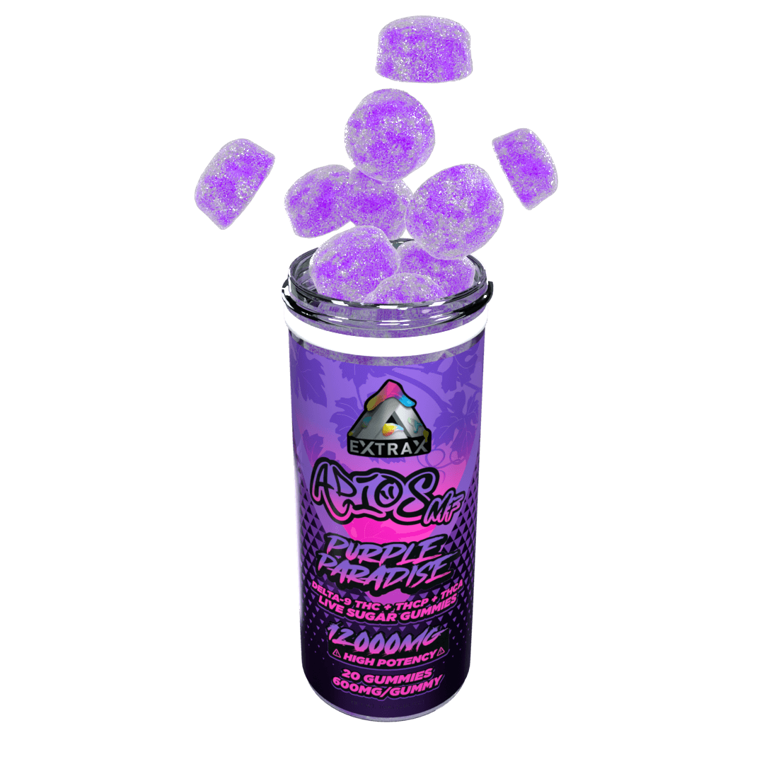 THCA + Delta 9 Adios MF Gummies 12000MG – Delta Extrax