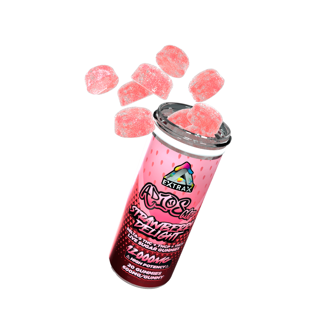 THCA + Delta 9 Adios MF Gummies 12000MG – Delta Extrax