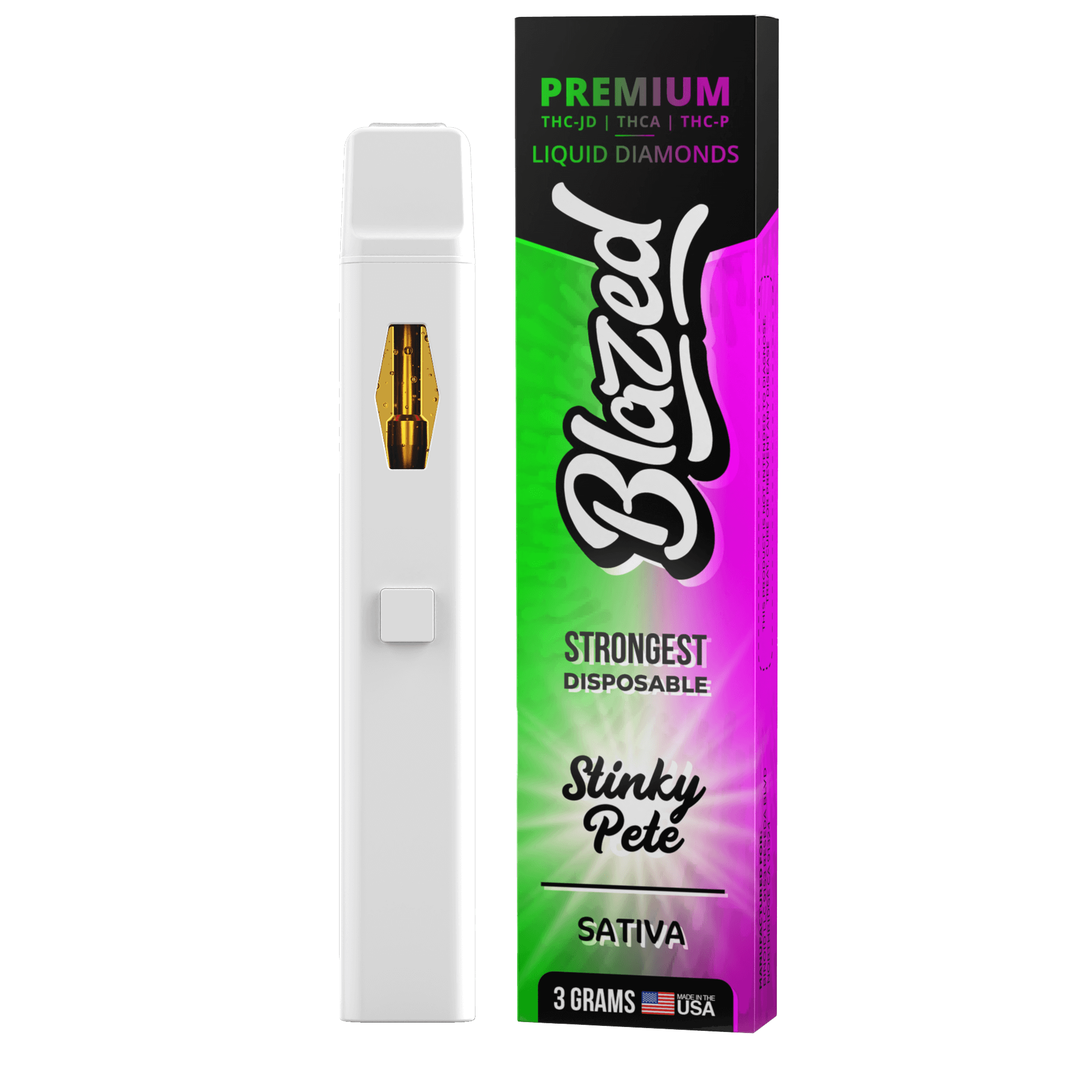 THCA + Delta 9P 3 Gram Disposable – Blazed