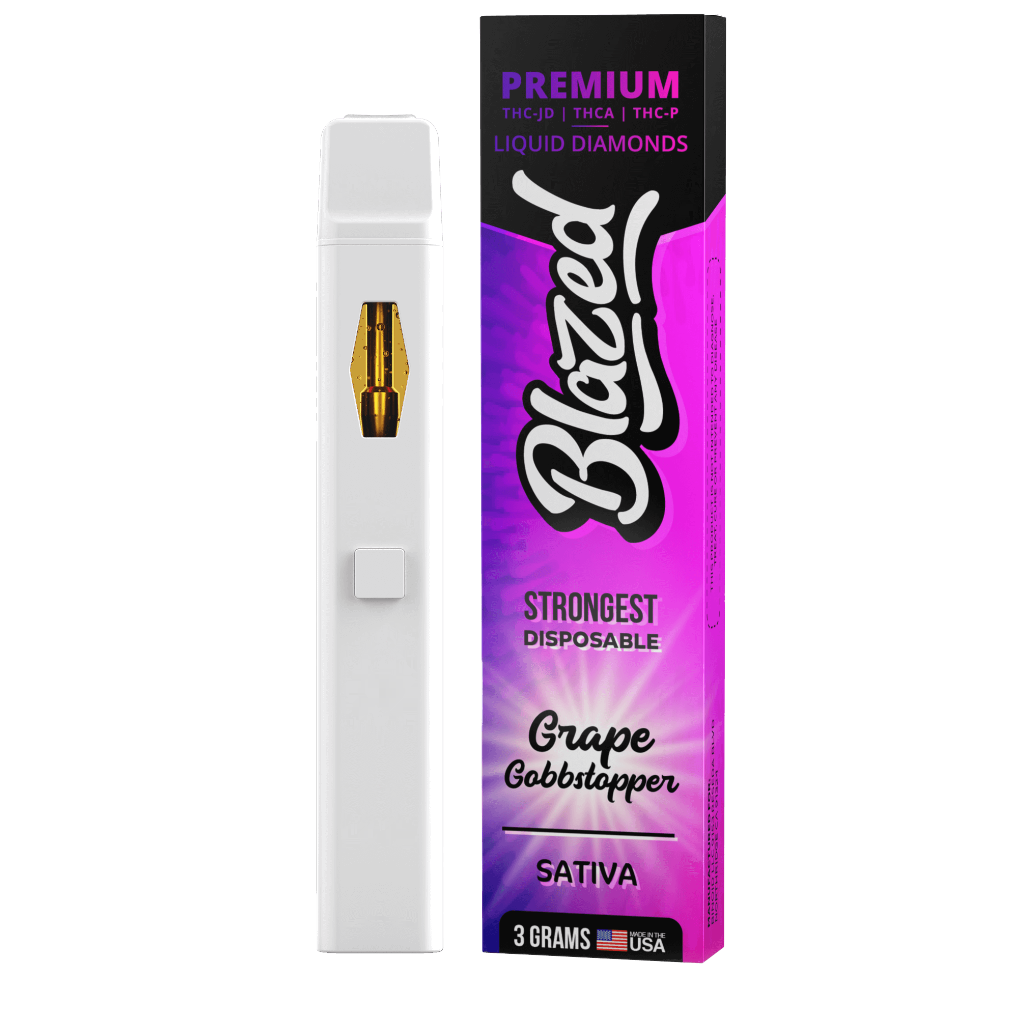 THCA + Delta 9P 3 Gram Disposable – Blazed
