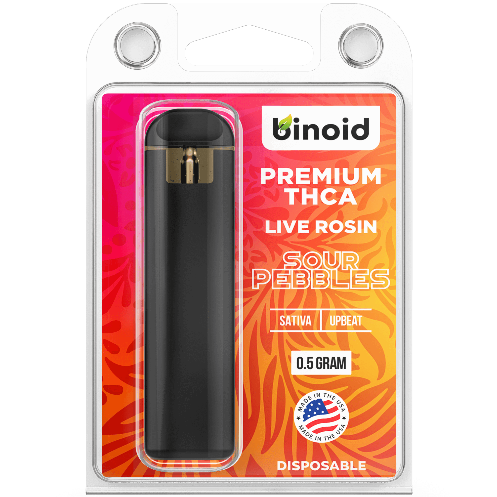 THCA Disposable Vape Sour Pebbles – Live Rosin