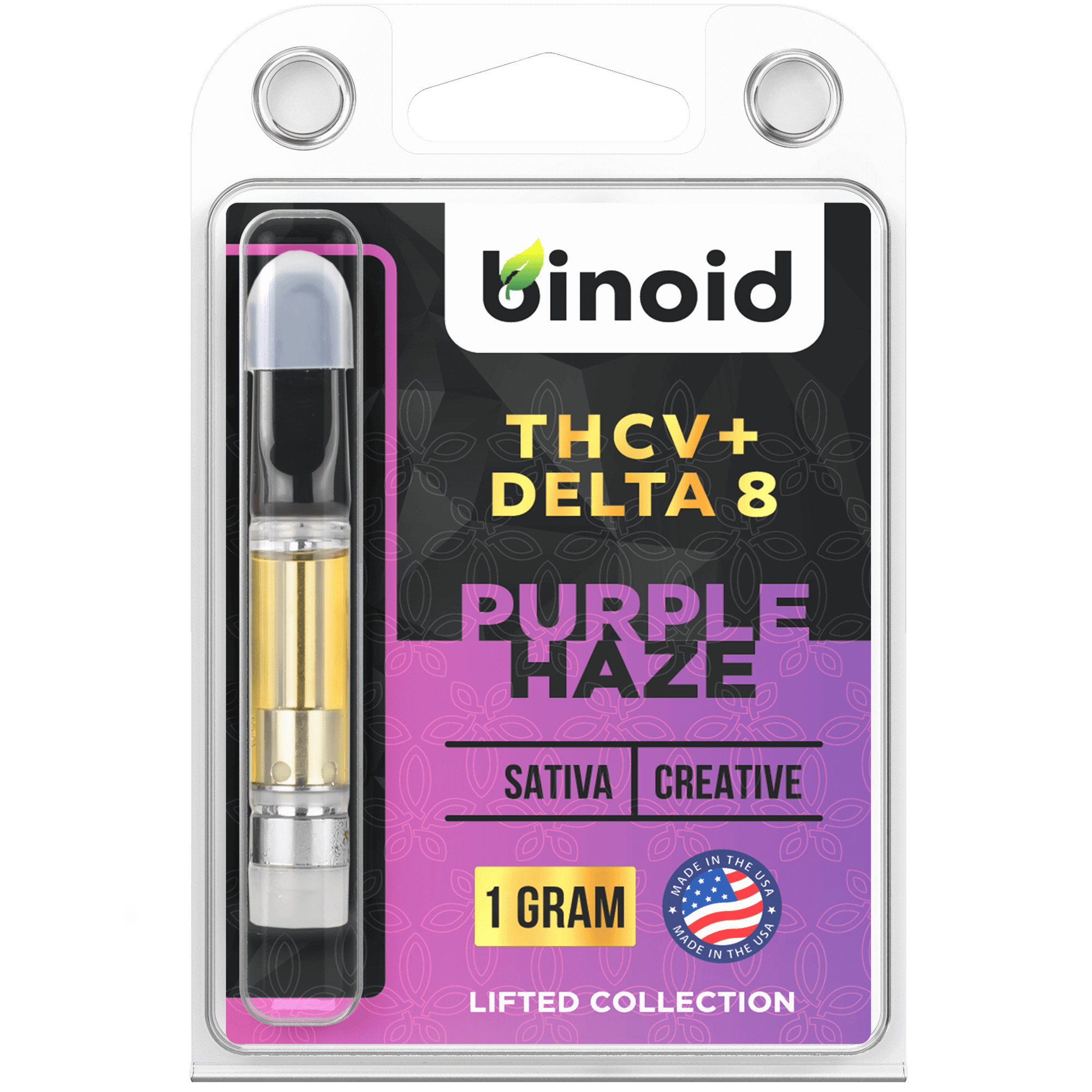 THCV + Delta 8 THC Vape Cartridge – Purple Haze