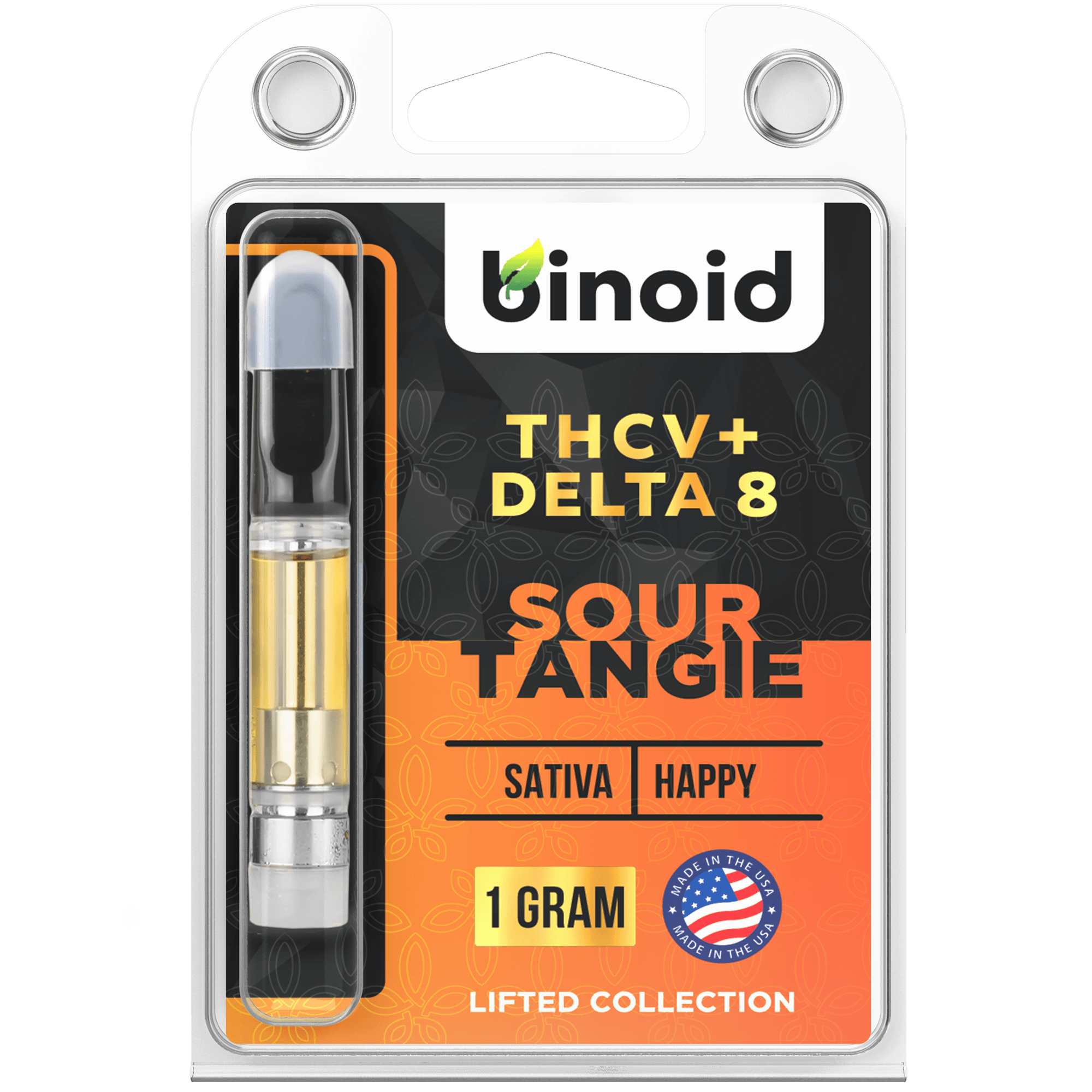 THCV + Delta 8 THC Vape Cartridge – Sour Tangie